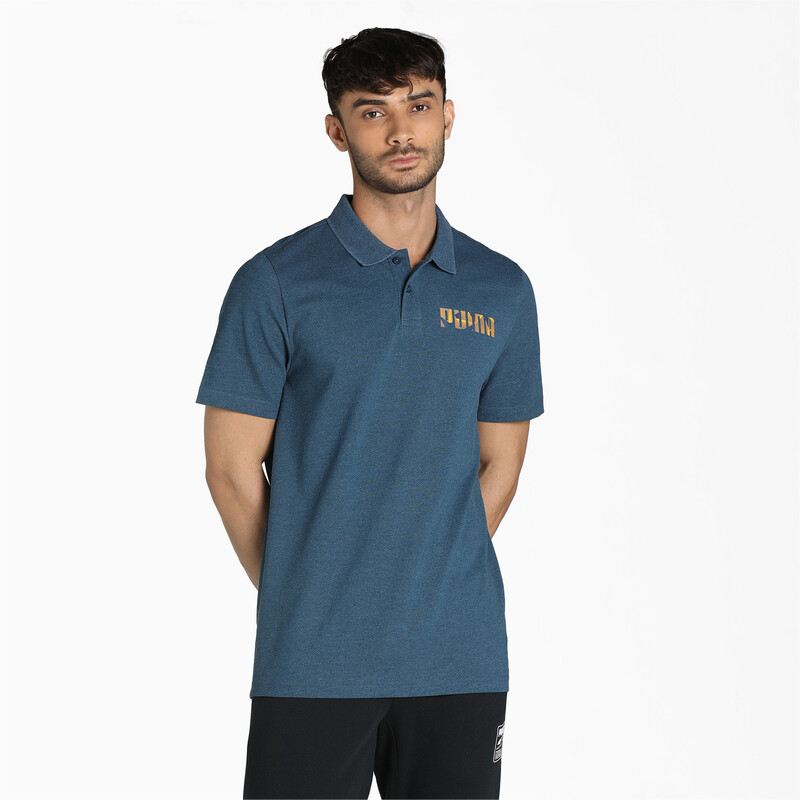 

Men's PUMA Graphic Logo Pique Polo