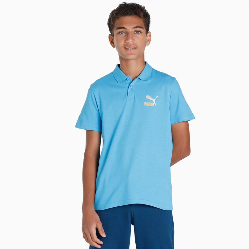 

PUMA Archive Graphic Youth Regular Fit Polo, Ocean dive