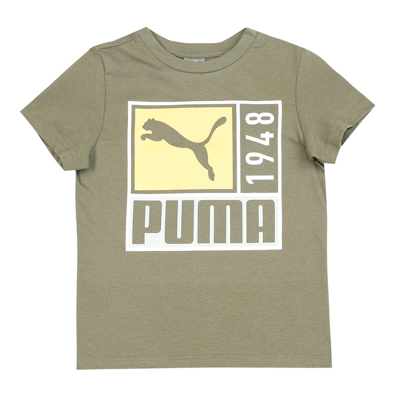 

PUMA 1948 Graphic Youth Regular Fit T-Shirt, Gray/green