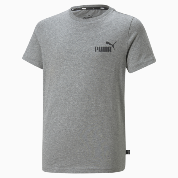 Essentials Small Logo Tee Youth, Medium Gray Heather, large-ZAF