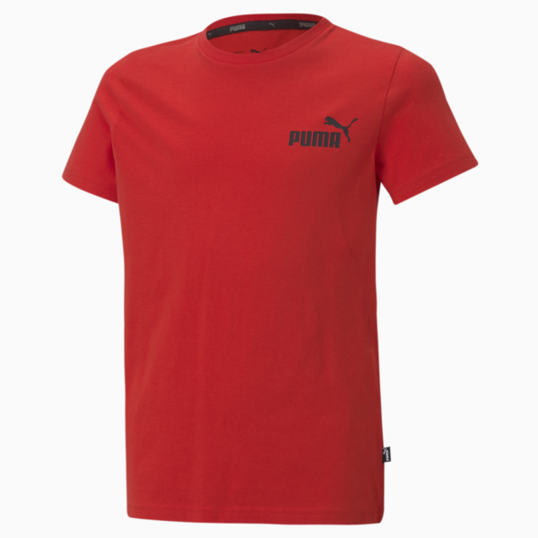Essentials Small Logo Tee Youth, High Risk Red, large-ZAF