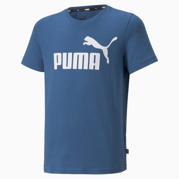 Essentials Logo Tee Youth, Lake Blue, large-ZAF
