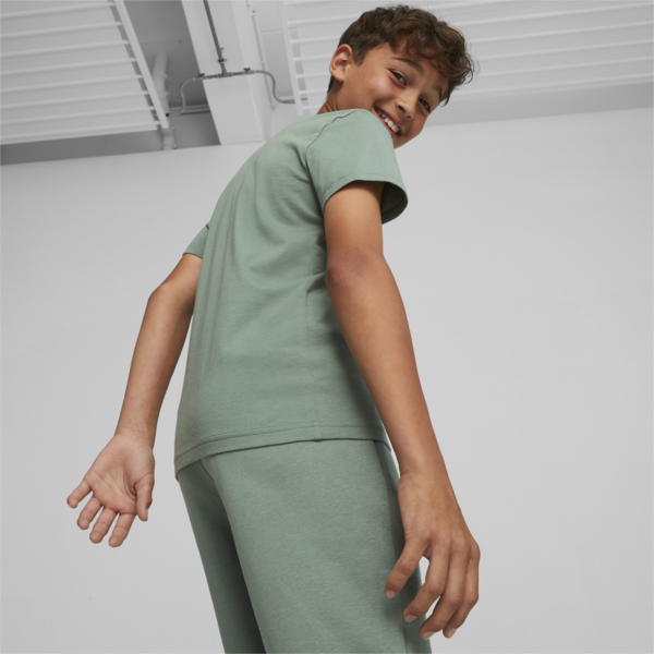 Essentials Logo Tee Youth, Eucalyptus, large-ZAF