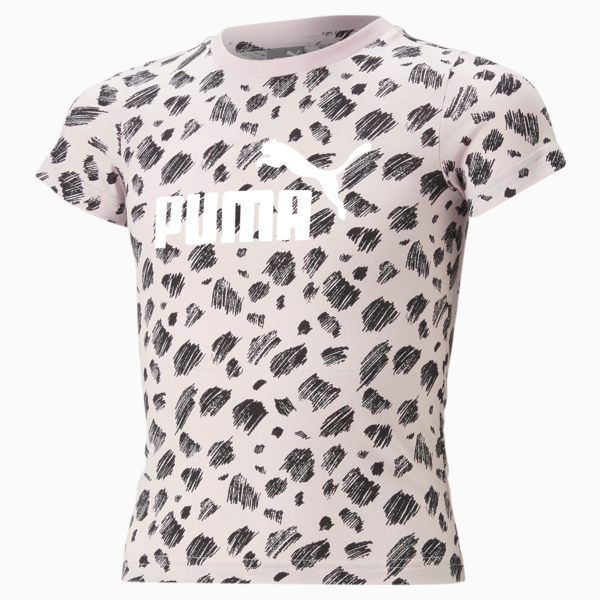 Essentials+ PUMA Mates Printed Tee Kids, Pearl Pink, large-ZAF