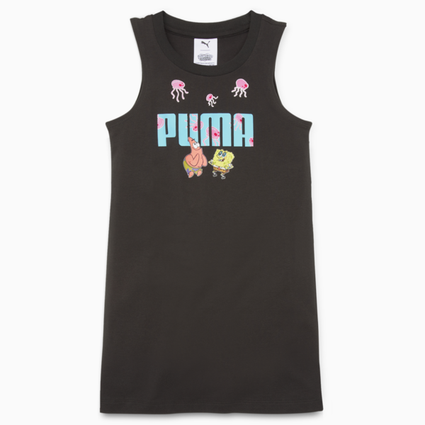 PUMA x SPONGEBOB Tank Dress Kids, PUMA Black, large-ZAF
