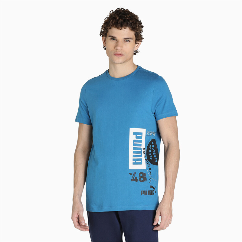 

Men's PUMA X Dream 11 Graphic T-Shirt, Black/blue