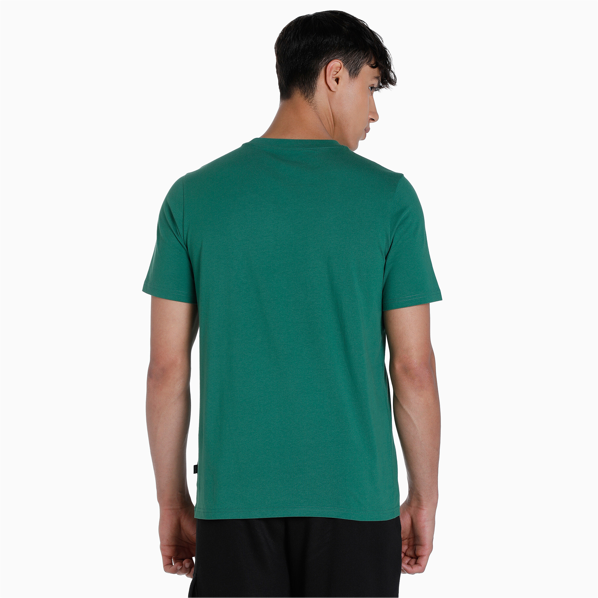 Men's PUMA GRAPHICS Sneaker T-Shirt Men In Green, Size Small