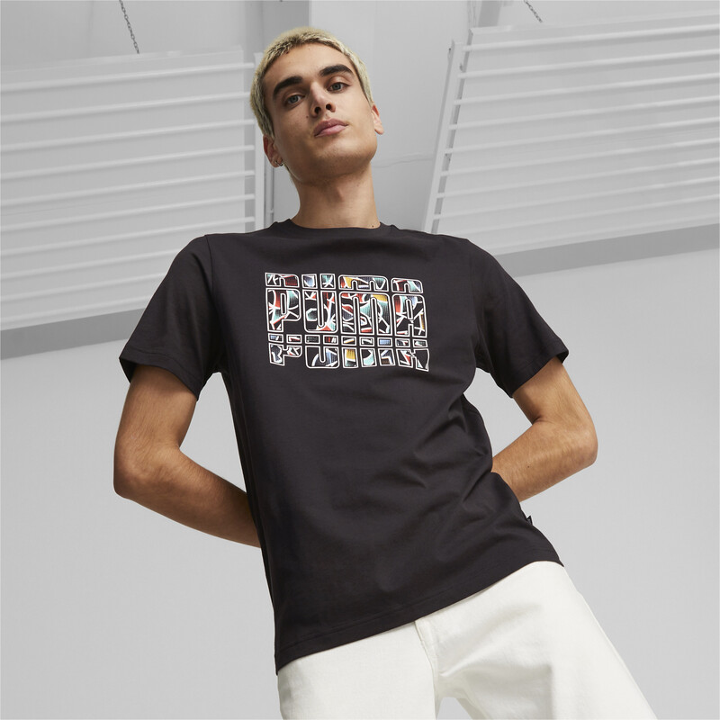 

Men's PUMA GRAPHICS Summer Regular Fit T-Shirt, Black