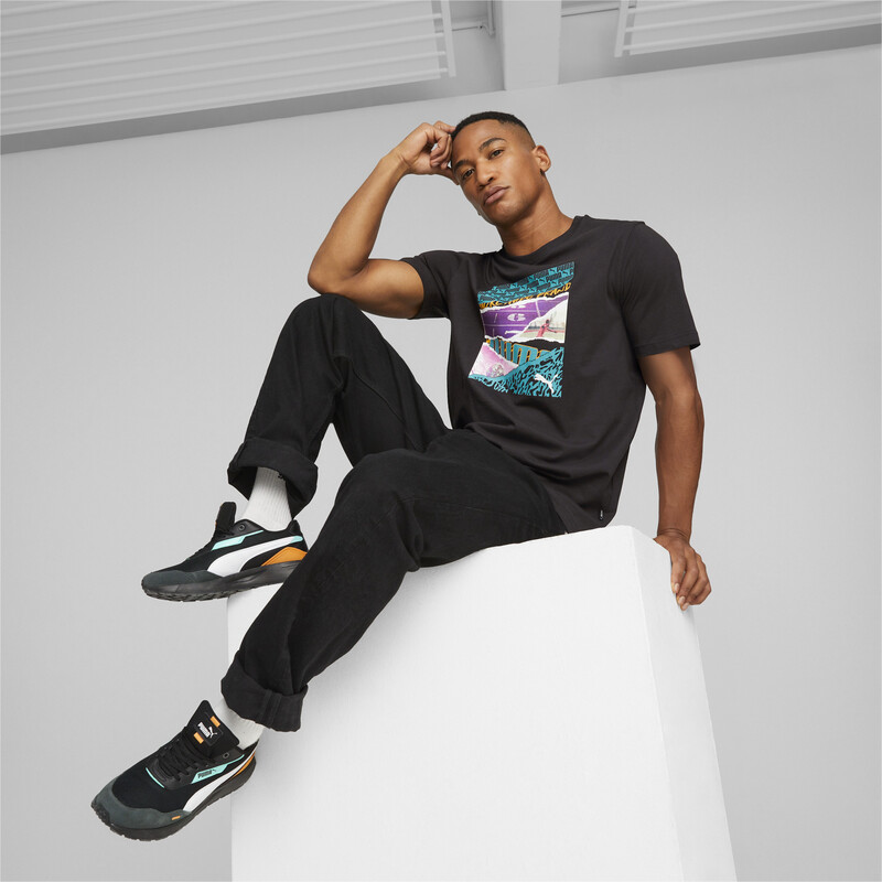 

Men's PUMA Graphics Photoprint Regular Fit T-Shirt, Black