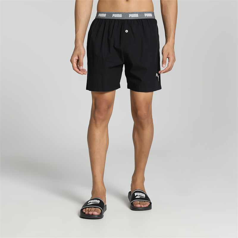 Men's PUMA Woven Boxers Pack Of 1 in Black size L | PUMA | Whitefield ...
