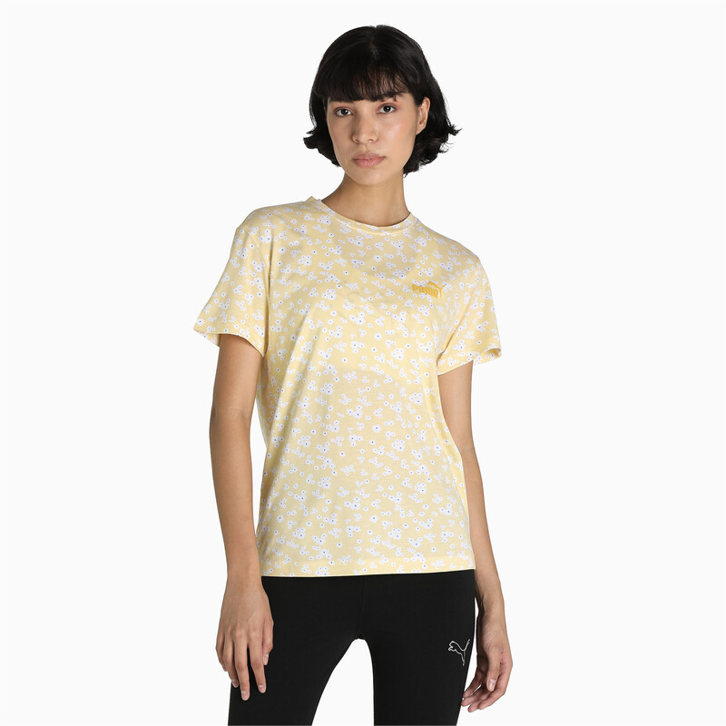

Women's PUMA ESS AOP Crew Neck Tee, Anise flower