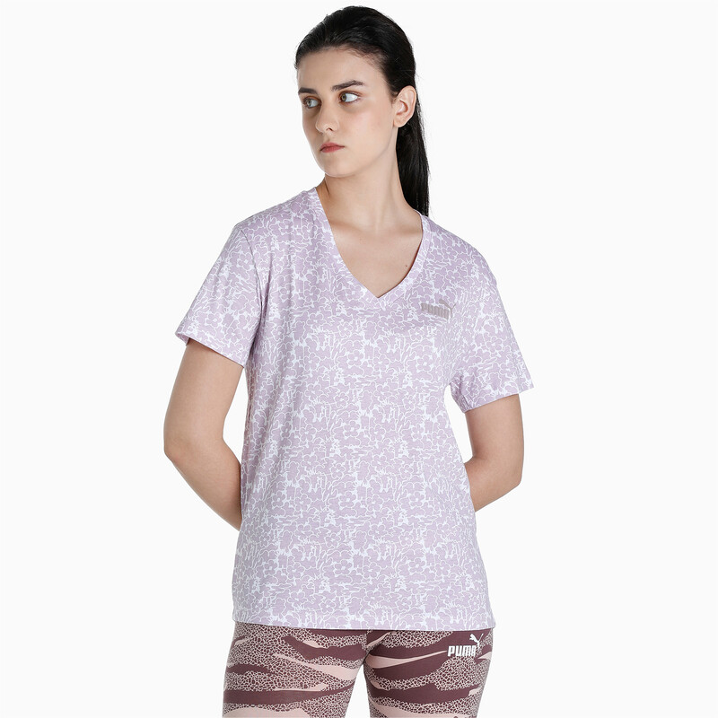 

Women's PUMA Essential AOP Crew Neck T-Shirt, Violet