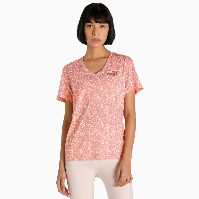 

Women's PUMA Essential AOP Crew Neck T-Shirt, Pink