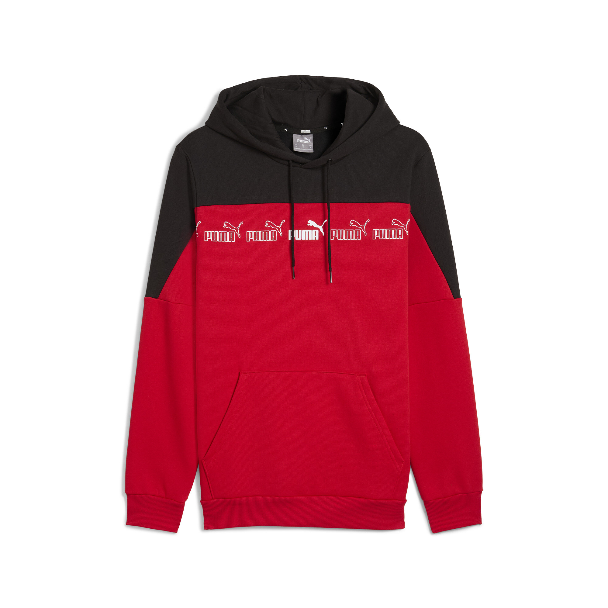 Men's Puma Around The Block Hoodie, Red, Size XL, Clothing