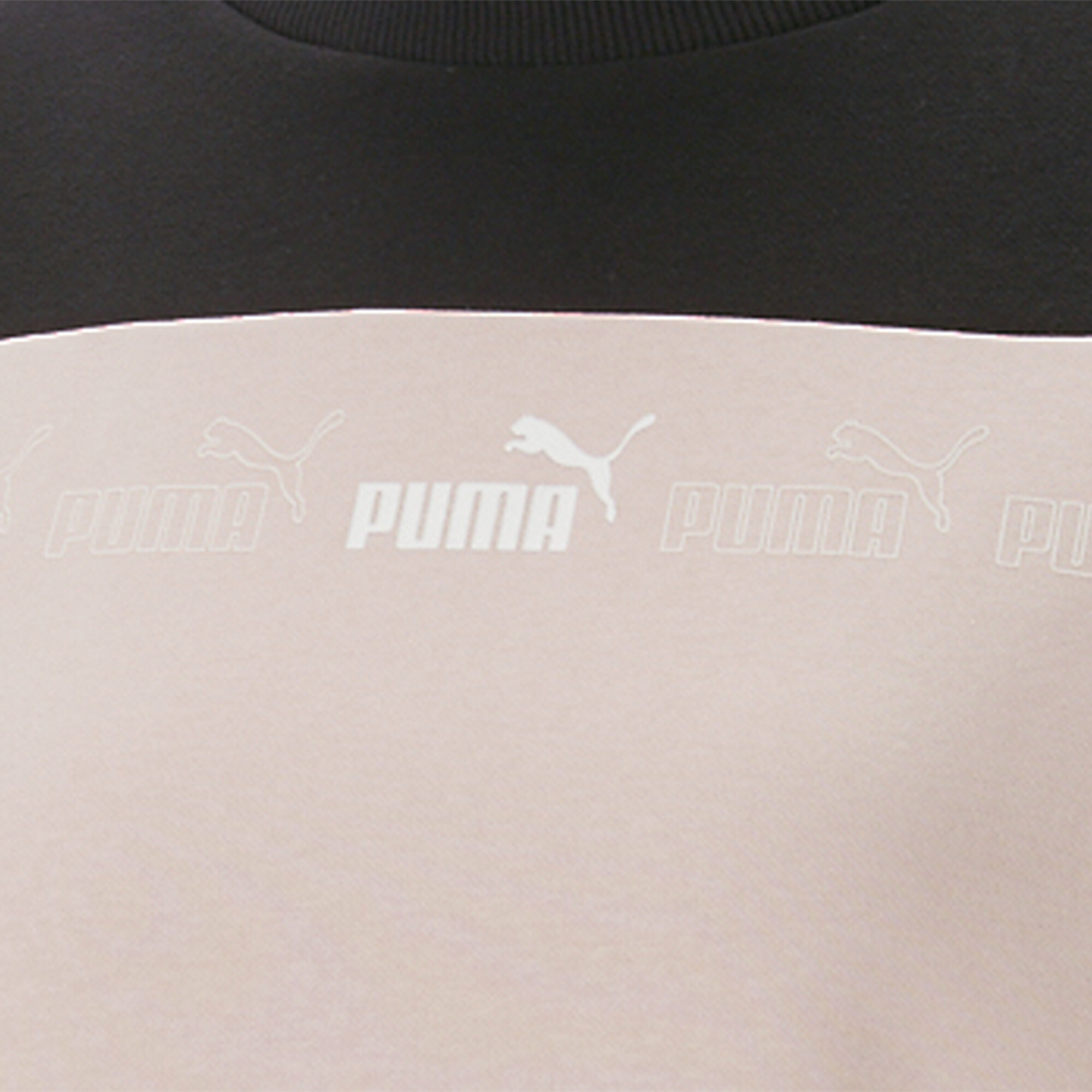 Women's Puma Around The Block Crew Neck Sweatshirt, Pink, Size M, Clothing