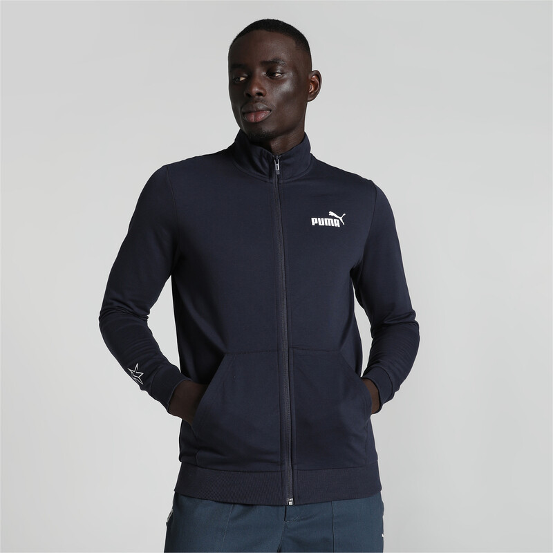 

Men's PUMA X1DER Grunge Logo Slim Fit Jacket, Black