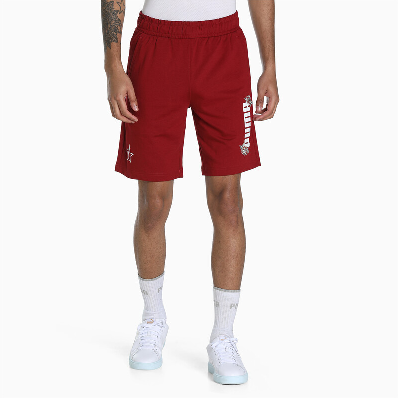 

Men's PUMA X1DER Grunge Logo Shorts, Red