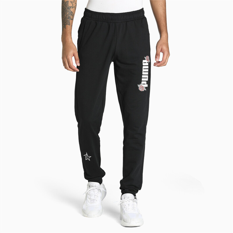 

Men's PUMA X1DER Grunge Logo Slim Fit Pants, Black