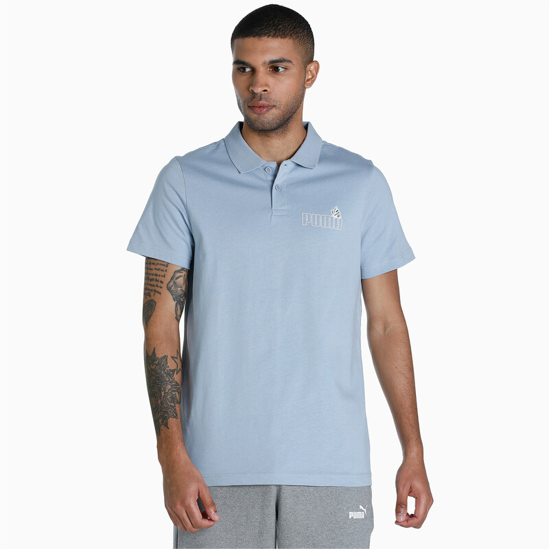 

Men's PUMA X1DER Logo Polo T-Shirt, Black/blue