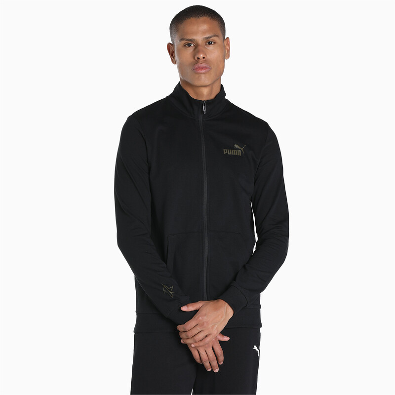 

Men's PUMA X1DER Graphic Slim Fit Jacket, Black