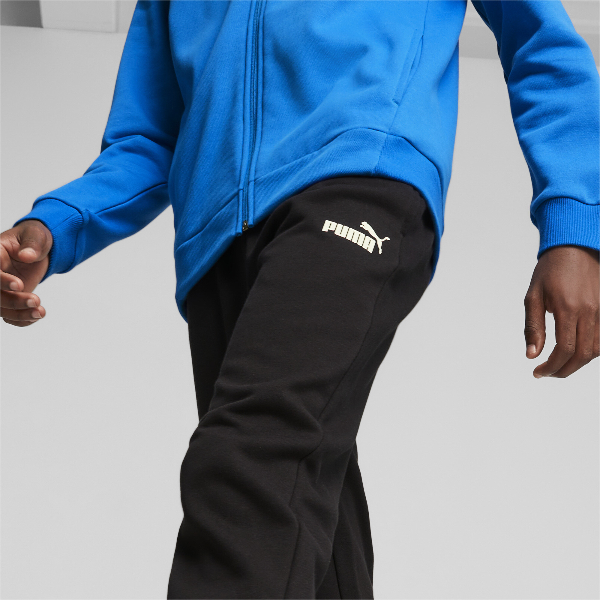 Men's Puma FZ Panel's Tracksuit, Blue, Size L, Clothing