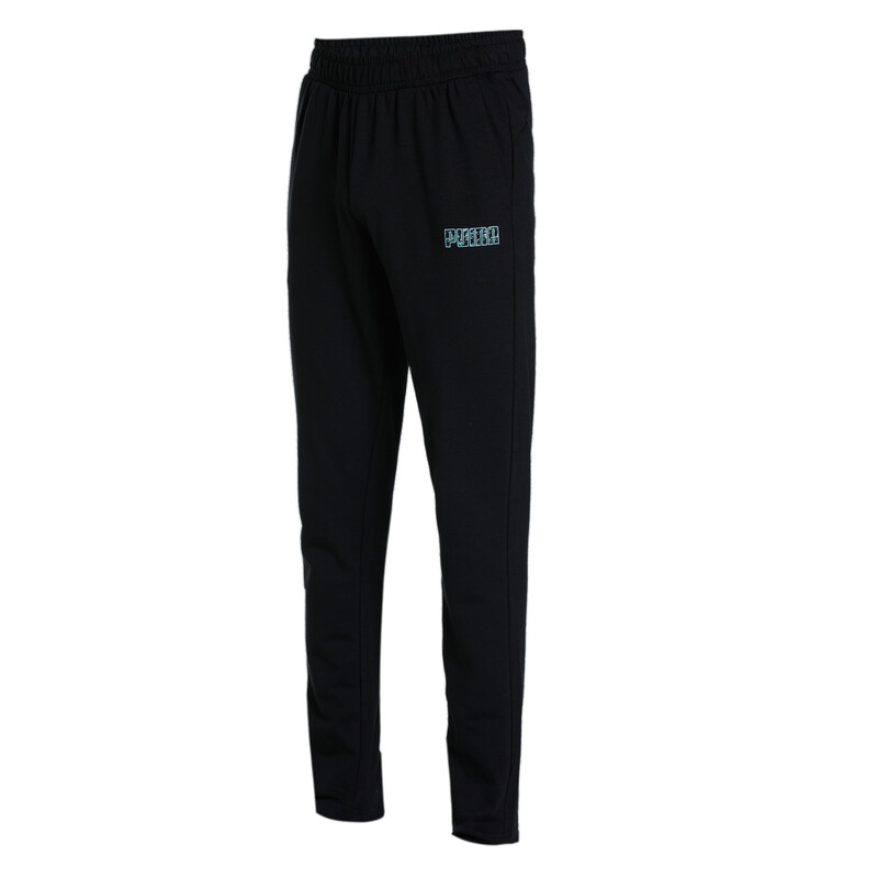 

Men's PUMA Logo Pants, Black