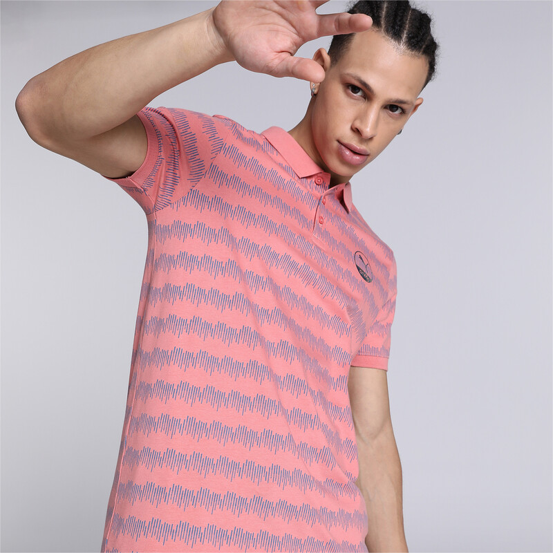 Men's PUMA X One8 Printed Slim Fit Polo