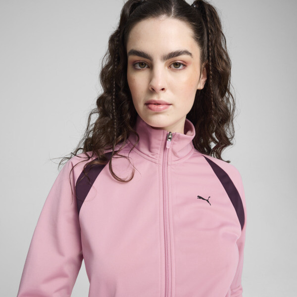 Pink puma tracksuit sales