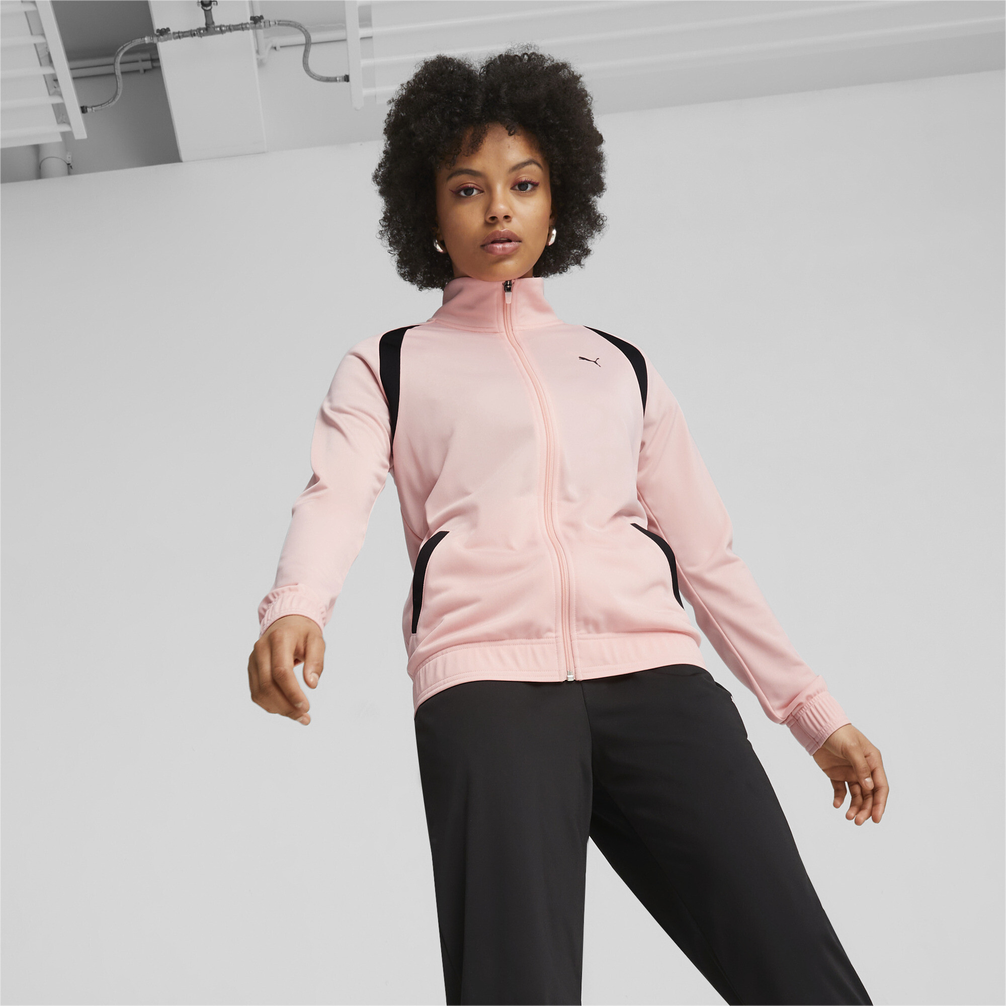 Classic Tricot Tracksuit OP Women pink PUMA