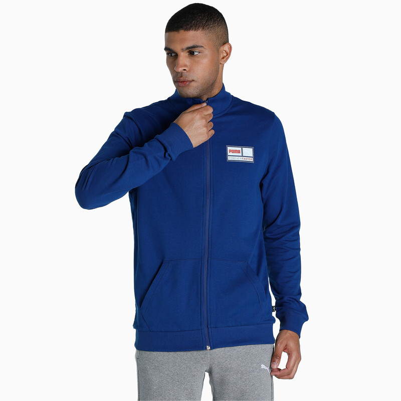

Men's PUMA Knitted FF Logo Slim Fit Jacket