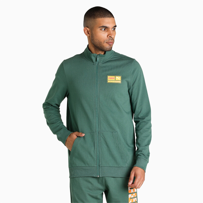 

Men's PUMA Knitted FF Logo Slim Fit Jacket