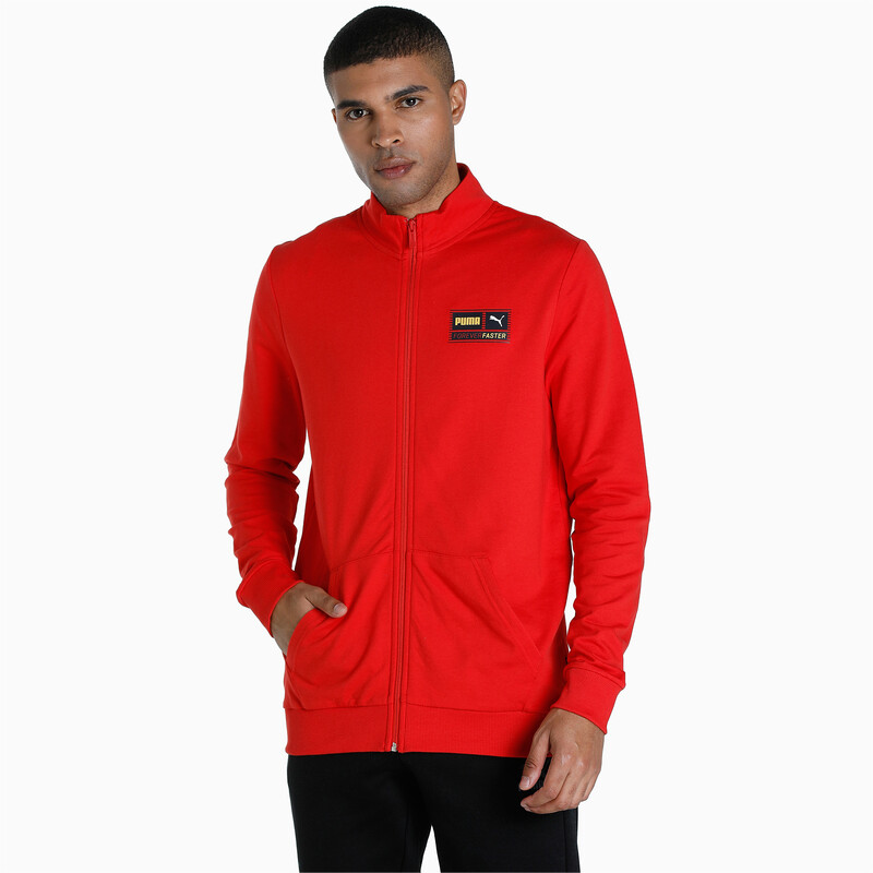 

Men's PUMA Knitted FF Logo Slim Fit Jacket