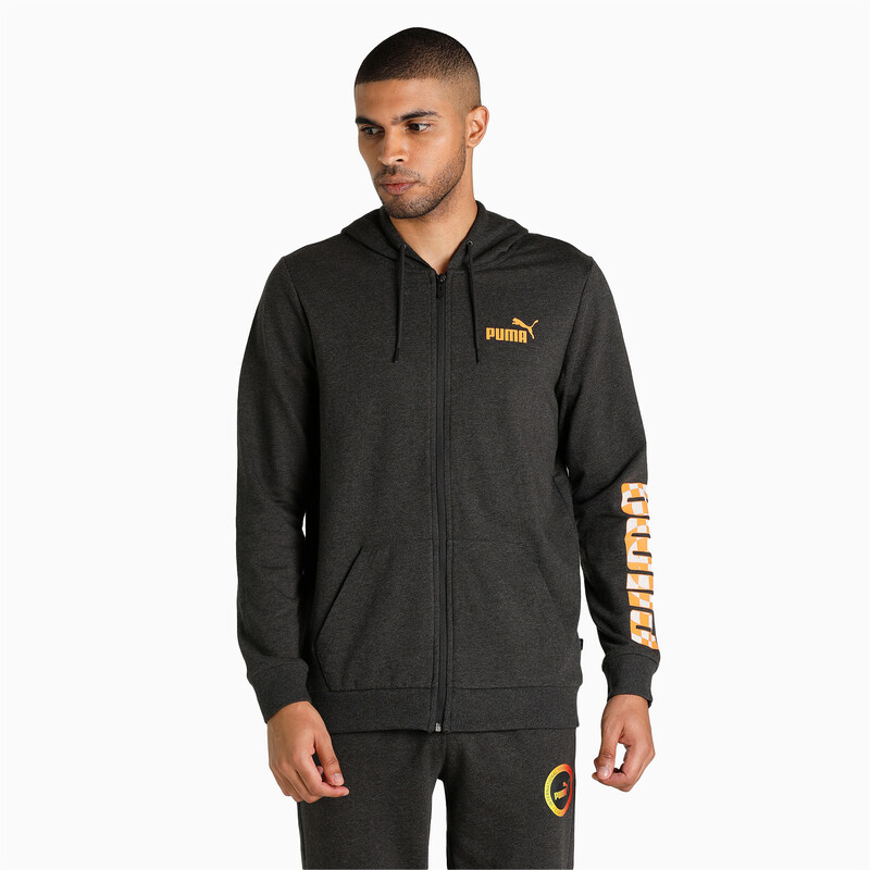 

Men's PUMA Gingham Logo Knitted Slim Fit Hoodie