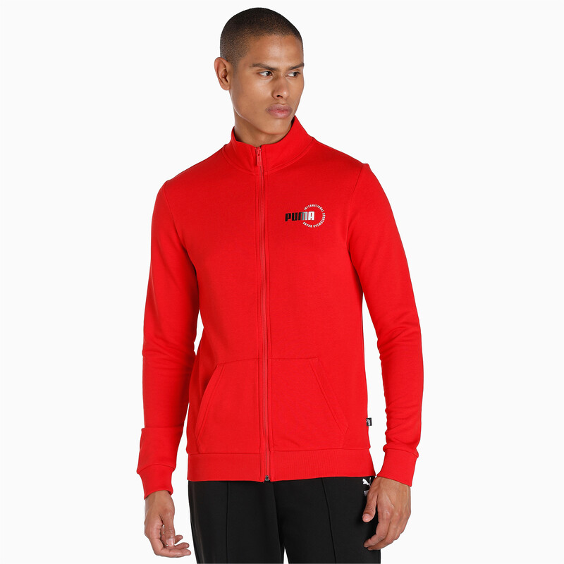 

Men's PUMA Knitted Sports Logo Slim Fit Jacket