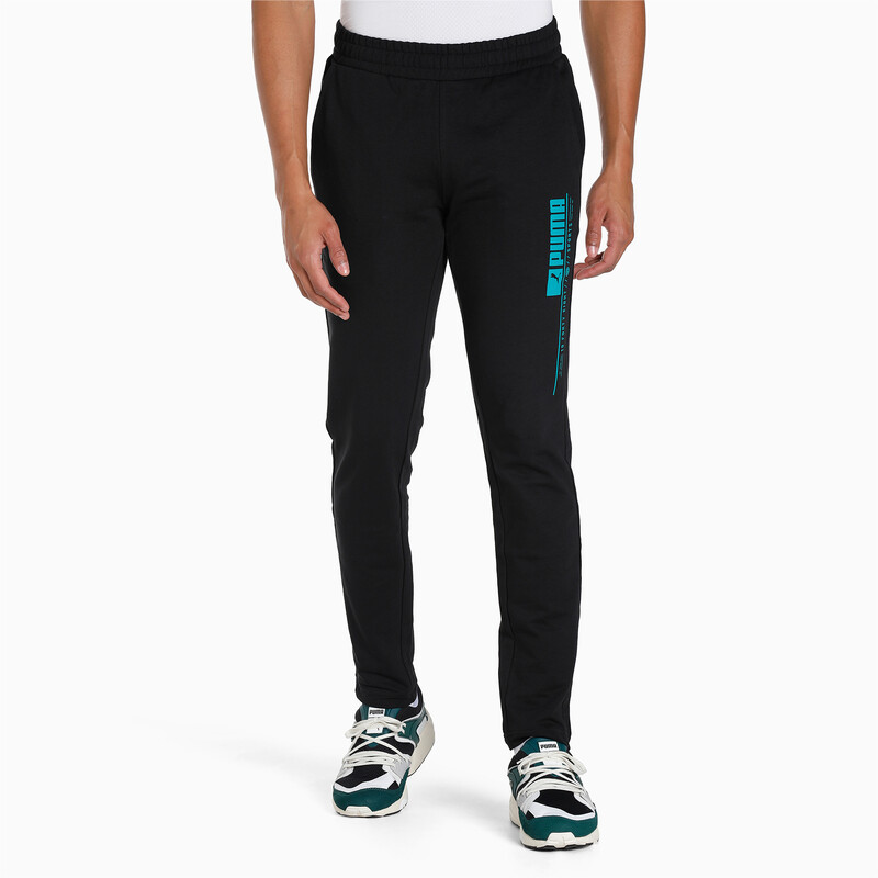 

Men's PUMA Futuristic Graphic Slim Fit Pants, Black
