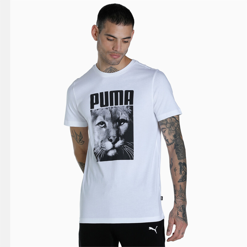 

Men's PUMA Cat Graphic Slim Fit T-Shirt