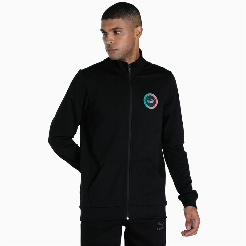 

Men's PUMA Rounded Logo Knitted Slim Fit Jacket