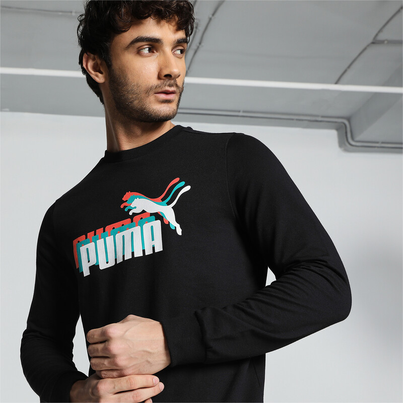 

Men's PUMA Multi Graphic Regular Fit Crew-Neck Sweatshirt