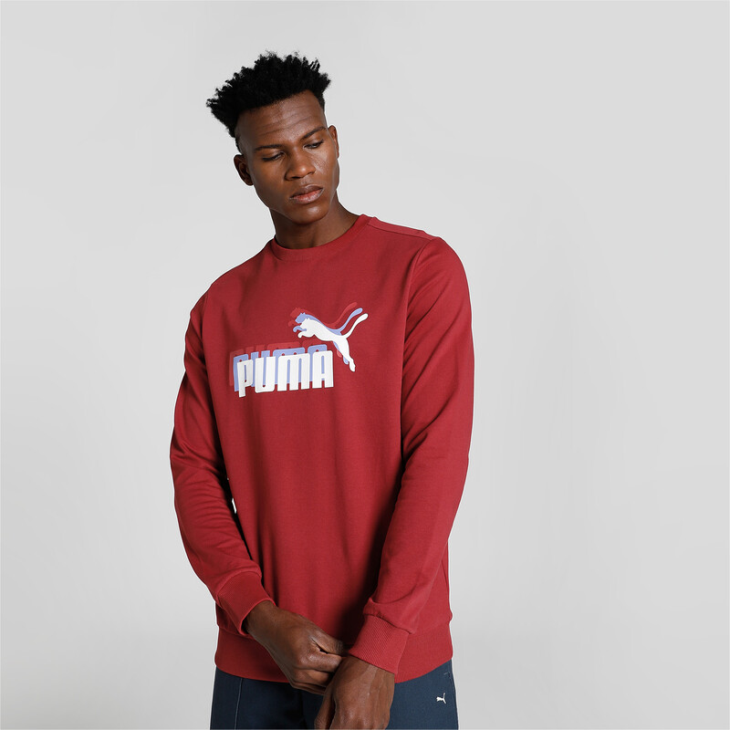 

Men's PUMA Multi Graphic Regular Fit Crew-Neck Sweatshirt