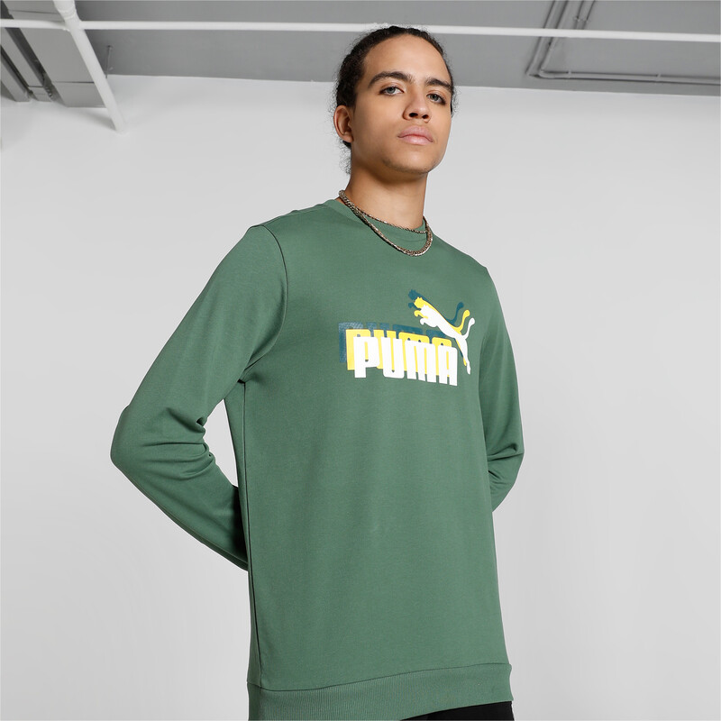 

Men's PUMA Multi Graphic Regular Fit Crew-Neck Sweatshirt