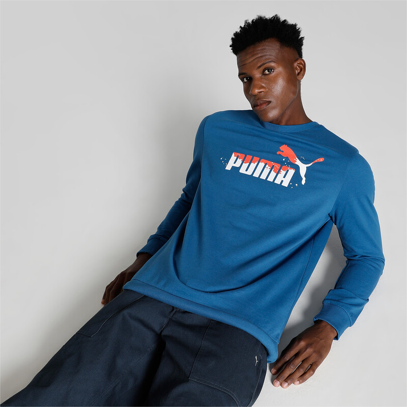 

Men's PUMA Stylized Graphic Crew-Neck Sweatshirt