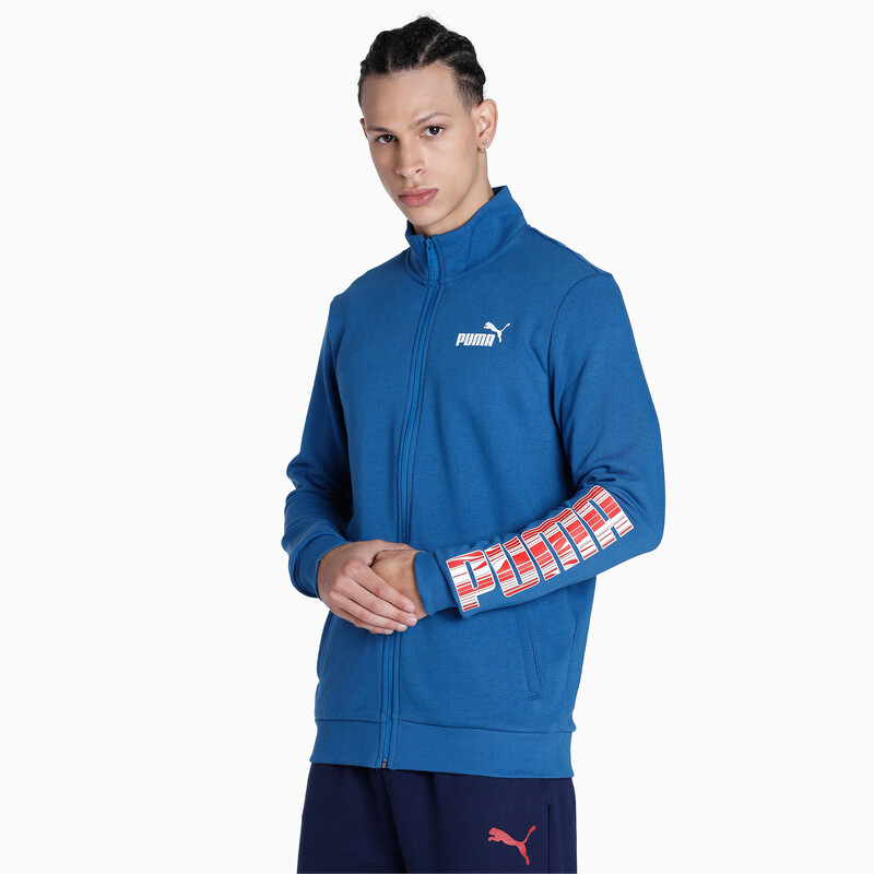 

Men's PUMA Abstract Logo Knitted Slim Fit Jacket