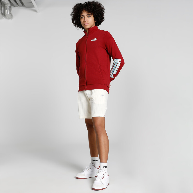 

Men's PUMA Abstract Logo Knitted Slim Fit Jacket