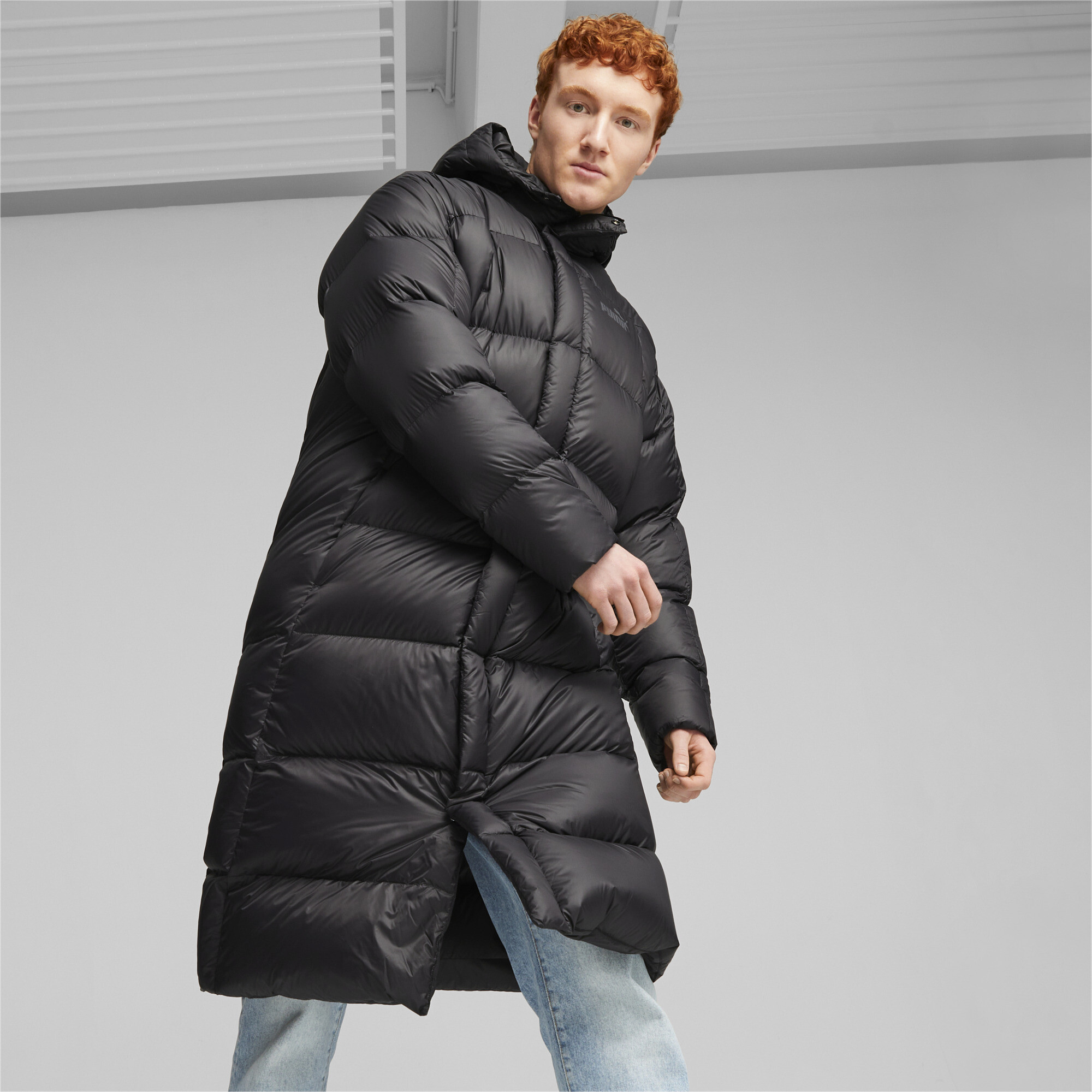 Men s Long Hooded Down Coat