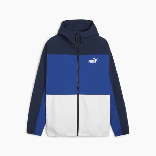 Rompevientos con capucha para hombre, Club Navy, large-ARG