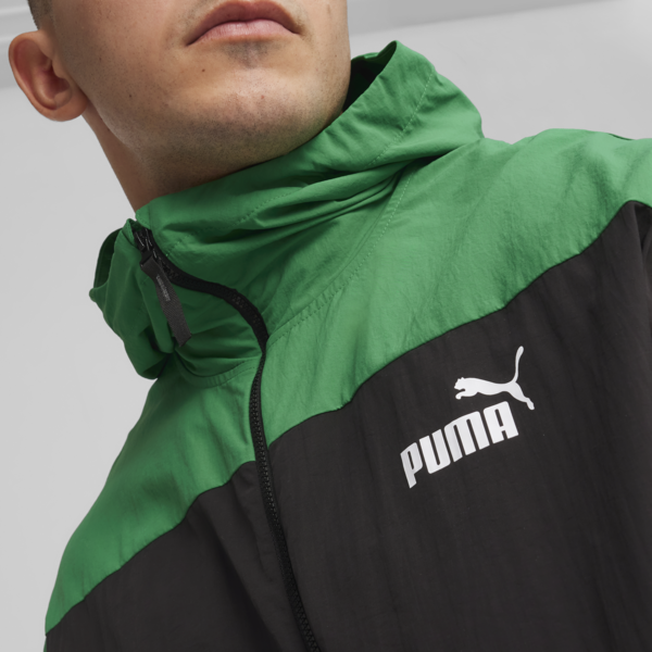 Rompevientos con capucha para hombre, Archive Green, large-ARG