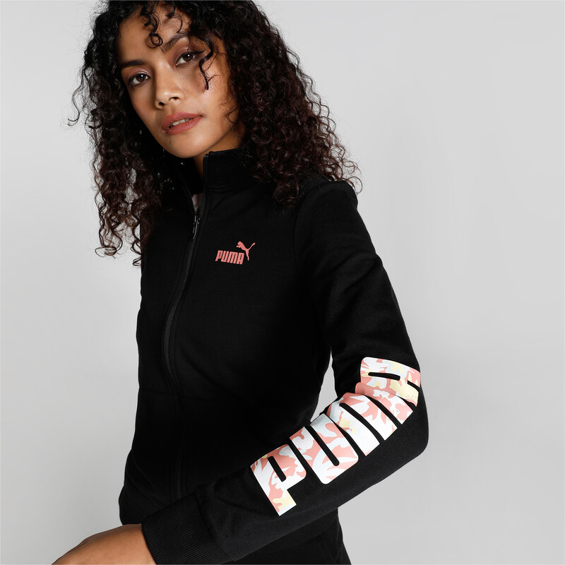 

Women's PUMA Flower Logo Knitted Regular Fit Jacket