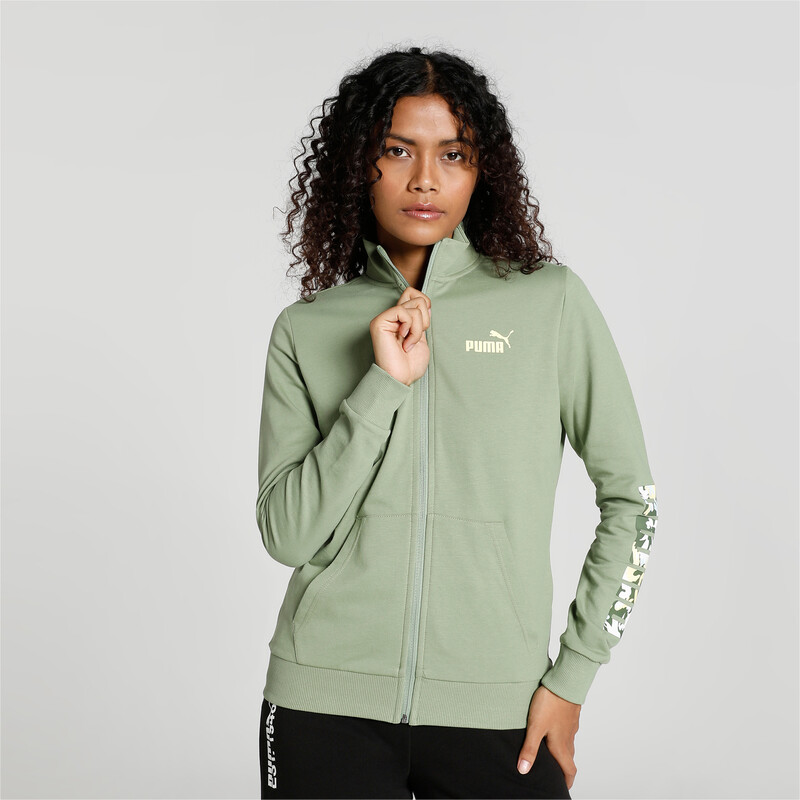 

Women's PUMA Flower Logo Knitted Regular Fit Jacket