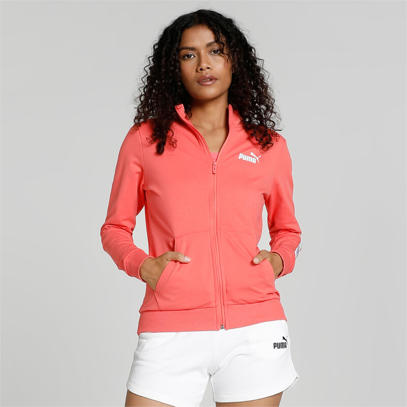 Women's PUMA Flower Logo Knitted Regular Fit Jacket