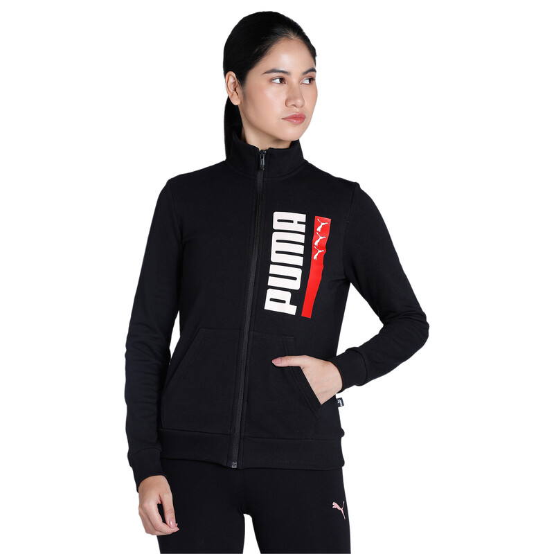 

Women's PUMA Regular Fit Graphic Jacket, Black